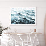 Ocean Waves II-The Paper Tree-Art_Prints,BEACH,blue,boho,coastal,COASTAL ART,Designer,hamptons,landscape,ocean,ocean ripples,Ocean surface,Ocean waves,premium art print,ripples,surfers,wall art,Wall_Art,Wall_Art_Prints,water,waves