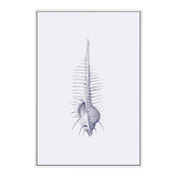 Blue Sea Shell IIIIII | Hamptons-The Paper Tree-Art_Prints,Artwork,BEACH,blue,blue coral,coastal,COASTAL ART,coral,Designer,hamptons,portrait,premium art print,sea shell,shell,wall art,Wall_Art,Wall_Art_Prints