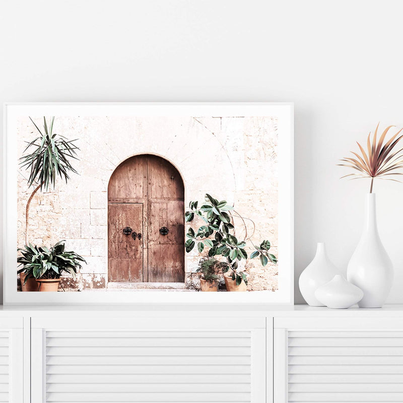 Boho Villa | Tuscany-The Paper Tree-arch,architecture,boho,cafe,italian,Italy,landscape,neutral,peach,premium art print,romantic,tan,tuscan,tuscany,villa,wall art,Wall_Art,Wall_Art_Prints