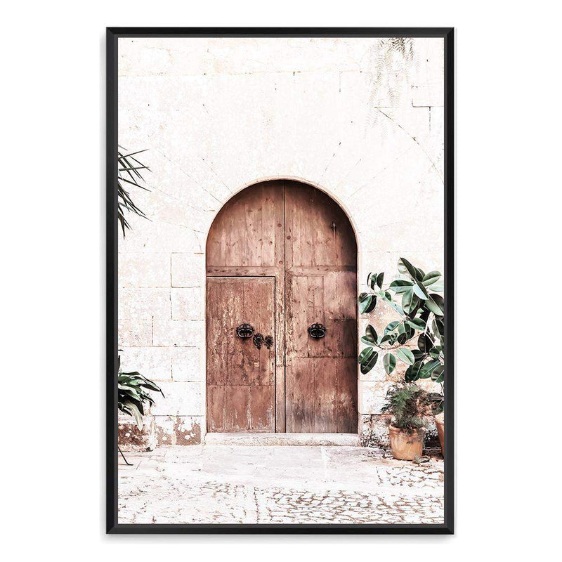 Tuscan Door-The Paper Tree-arch,architecture,boho,cafe,italian,italy,neutral,peach,portrait,premium art print,romantic,tan,tuscan,tuscany,wall art,Wall_Art,Wall_Art_Prints