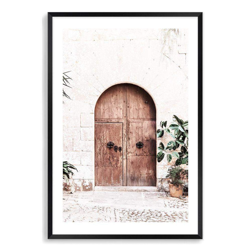 Tuscan Door-The Paper Tree-arch,architecture,boho,cafe,italian,italy,neutral,peach,portrait,premium art print,romantic,tan,tuscan,tuscany,wall art,Wall_Art,Wall_Art_Prints