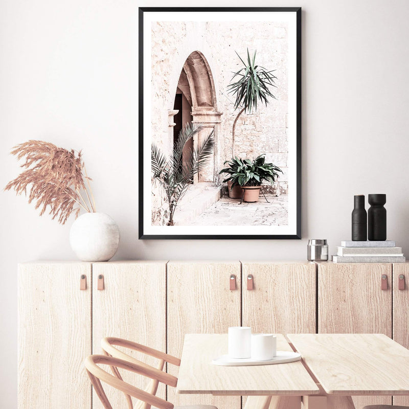 Tuscan Arch-The Paper Tree-arch,architecture,boho,cafe,italian,italy,neutral,peach,portrait,premium art print,romantic,tan,tuscan,tuscany,wall art,Wall_Art,Wall_Art_Prints