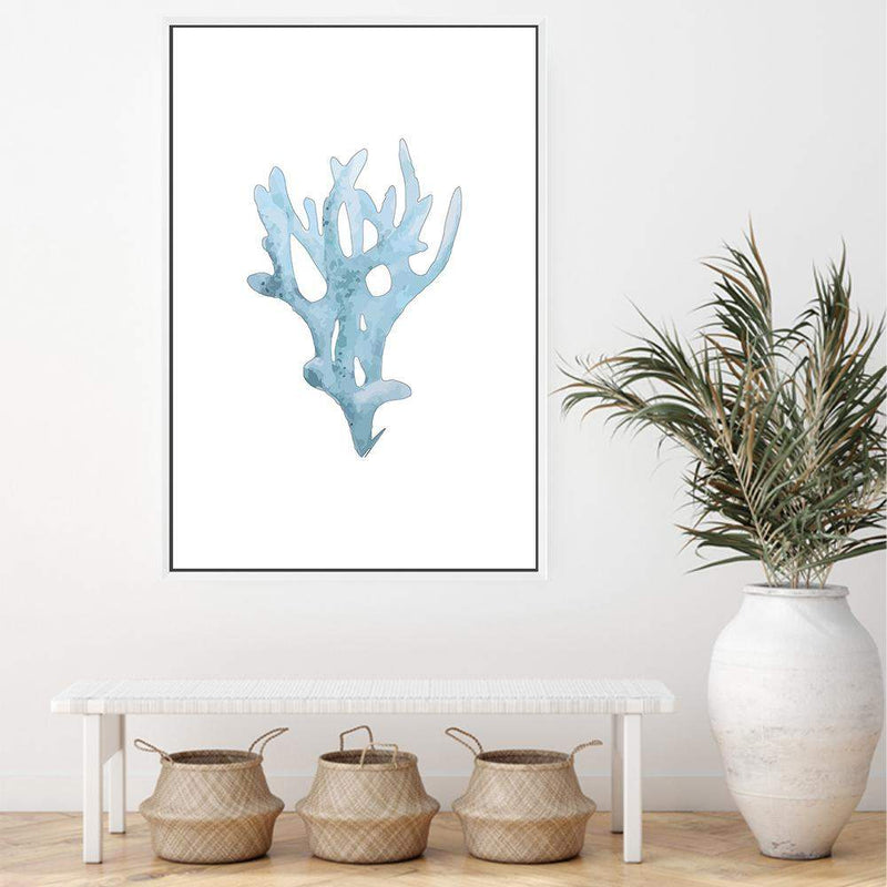 Blue Coral III-The Paper Tree-Art_Prints,Artwork,BEACH,blue,blue coral,coastal,COASTAL ART,coral,Designer,HAMPTONS,portrait,premium art print,wall art,Wall_Art,Wall_Art_Prints