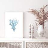 Blue Coral III-The Paper Tree-Art_Prints,Artwork,BEACH,blue,blue coral,coastal,COASTAL ART,coral,Designer,HAMPTONS,portrait,premium art print,wall art,Wall_Art,Wall_Art_Prints