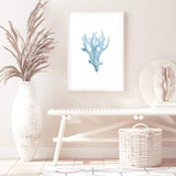 Blue Coral III-The Paper Tree-Art_Prints,Artwork,BEACH,blue,blue coral,coastal,COASTAL ART,coral,Designer,HAMPTONS,portrait,premium art print,wall art,Wall_Art,Wall_Art_Prints