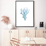 Blue Coral III-The Paper Tree-Art_Prints,Artwork,BEACH,blue,blue coral,coastal,COASTAL ART,coral,Designer,HAMPTONS,portrait,premium art print,wall art,Wall_Art,Wall_Art_Prints