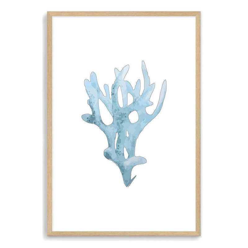 Blue Coral III-The Paper Tree-Art_Prints,Artwork,BEACH,blue,blue coral,coastal,COASTAL ART,coral,Designer,HAMPTONS,portrait,premium art print,wall art,Wall_Art,Wall_Art_Prints