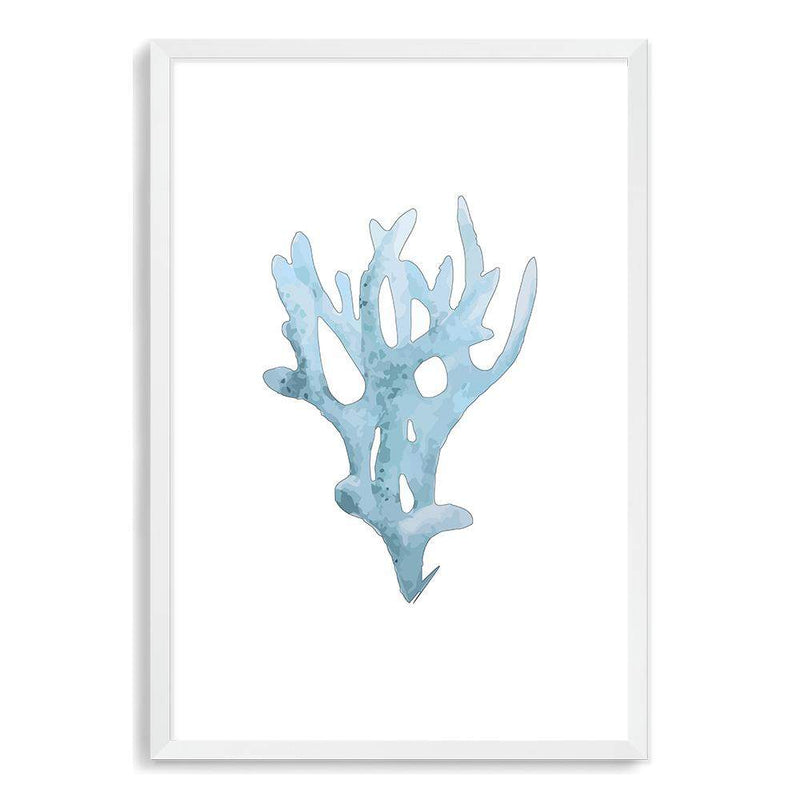 Blue Coral III-The Paper Tree-Art_Prints,Artwork,BEACH,blue,blue coral,coastal,COASTAL ART,coral,Designer,HAMPTONS,portrait,premium art print,wall art,Wall_Art,Wall_Art_Prints