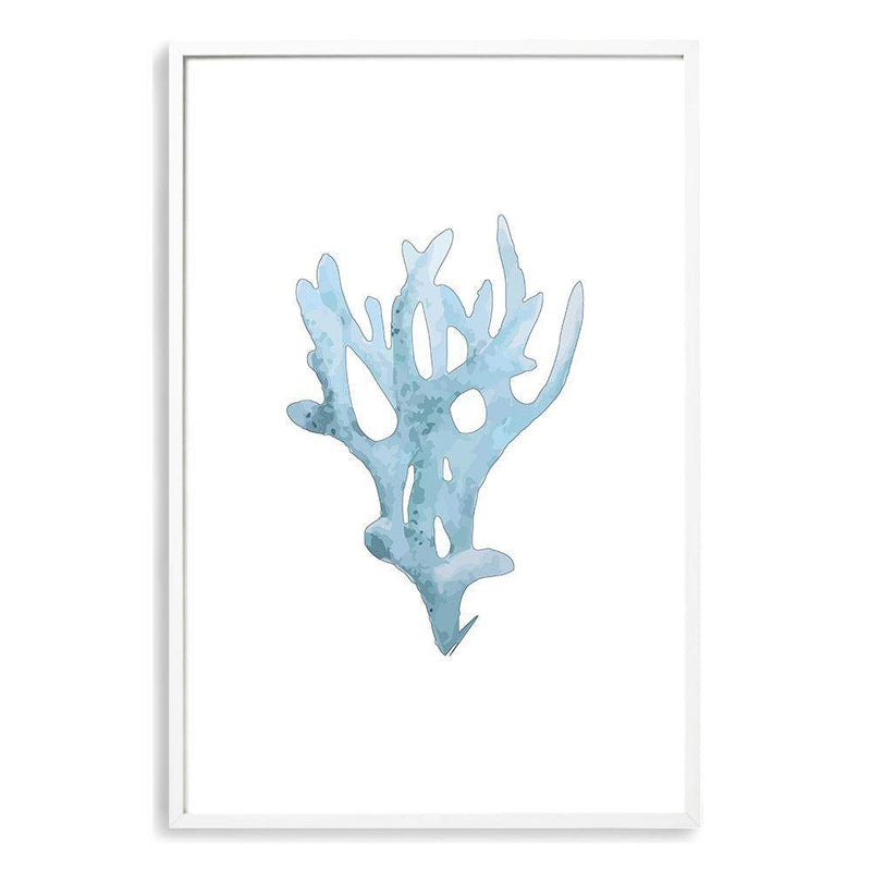 Blue Coral III-The Paper Tree-Art_Prints,Artwork,BEACH,blue,blue coral,coastal,COASTAL ART,coral,Designer,HAMPTONS,portrait,premium art print,wall art,Wall_Art,Wall_Art_Prints