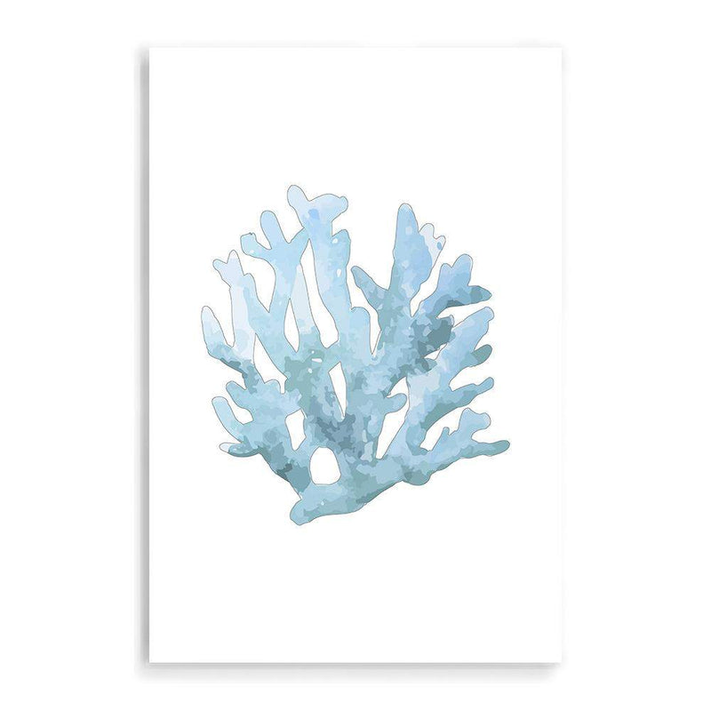 Blue Coral II-The Paper Tree-Art_Prints,Artwork,BEACH,blue,blue coral,coastal,COASTAL ART,coral,Designer,HAMPTONS,portrait,premium art print,wall art,Wall_Art,Wall_Art_Prints