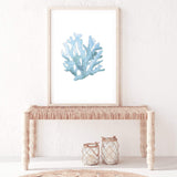 Blue Coral II-The Paper Tree-Art_Prints,Artwork,BEACH,blue,blue coral,coastal,COASTAL ART,coral,Designer,HAMPTONS,portrait,premium art print,wall art,Wall_Art,Wall_Art_Prints