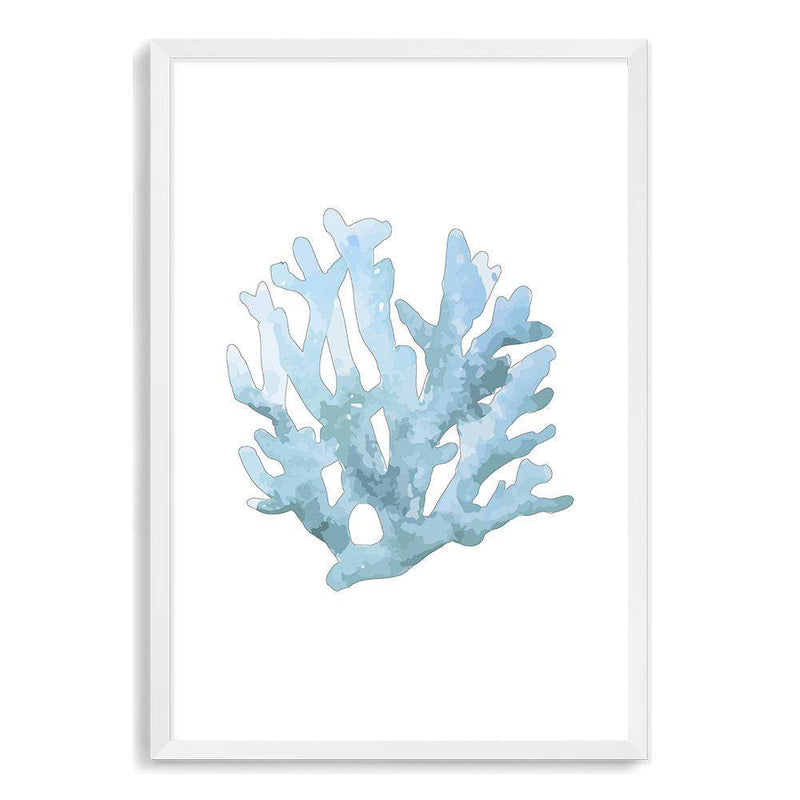 Blue Coral II-The Paper Tree-Art_Prints,Artwork,BEACH,blue,blue coral,coastal,COASTAL ART,coral,Designer,HAMPTONS,portrait,premium art print,wall art,Wall_Art,Wall_Art_Prints