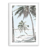 Beach Hammock-The Paper Tree-america,Art_Prints,Artwork,BEACH,beach entrance,beach path,beach scene,blue,boho,coastal,COASTAL ART,Designer,hamptons,neutral,PALM TREE,palm trees,path to beach,portrait,premium art print,surfers,travel,wall art,Wall_Art,Wall_Art_Prints