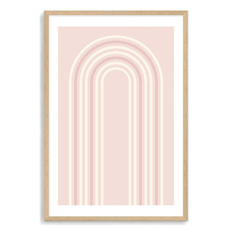 Blush Boho Rainbow-The Paper Tree-blush,boho,earthy,exclusive,floral,flower,neutral,original,peach,pink,portrait,premium art print,scandi,scandi floral,scandi flower,wall art,Wall_Art,Wall_Art_Prints