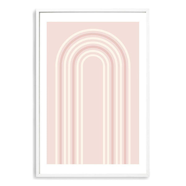 Blush Boho Rainbow-The Paper Tree-blush,boho,earthy,exclusive,floral,flower,neutral,original,peach,pink,portrait,premium art print,scandi,scandi floral,scandi flower,wall art,Wall_Art,Wall_Art_Prints