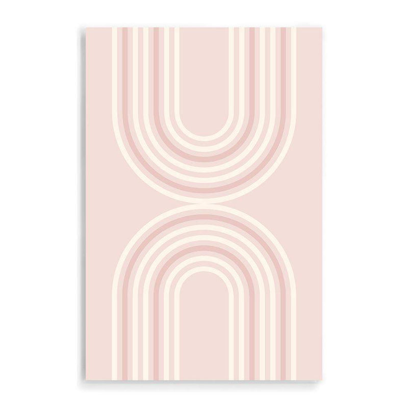 Blush Boho Rainbows-The Paper Tree-blush,boho,earthy,exclusive,floral,flower,neutral,original,peach,pink,portrait,premium art print,scandi,scandi floral,scandi flower,wall art,Wall_Art,Wall_Art_Prints