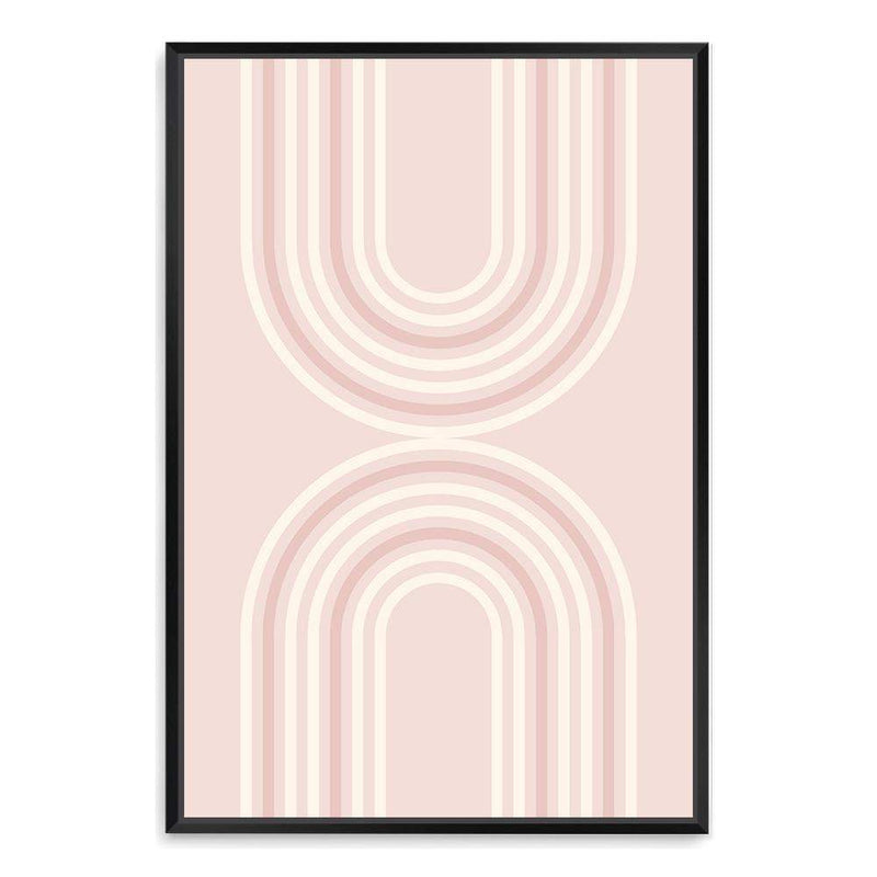 Blush Boho Rainbows-The Paper Tree-blush,boho,earthy,exclusive,floral,flower,neutral,original,peach,pink,portrait,premium art print,scandi,scandi floral,scandi flower,wall art,Wall_Art,Wall_Art_Prints