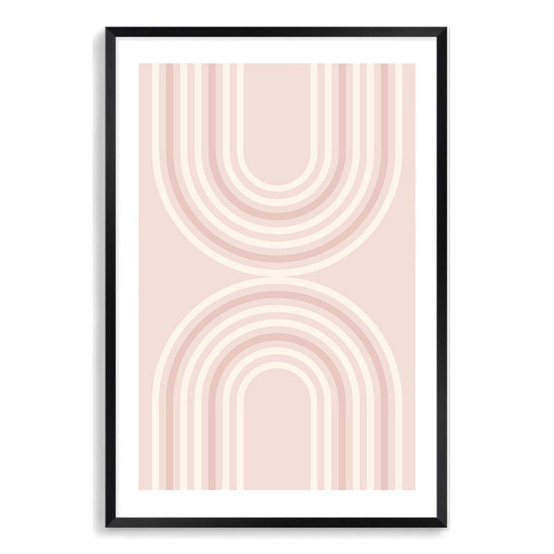 Blush Boho Rainbows-The Paper Tree-blush,boho,earthy,exclusive,floral,flower,neutral,original,peach,pink,portrait,premium art print,scandi,scandi floral,scandi flower,wall art,Wall_Art,Wall_Art_Prints