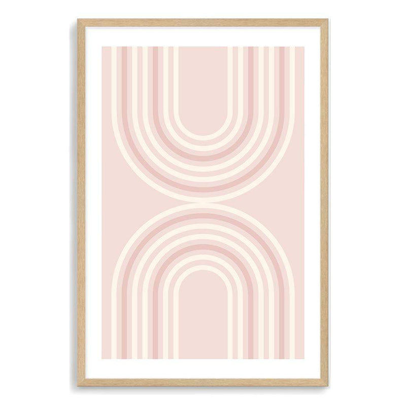 Blush Boho Rainbows-The Paper Tree-blush,boho,earthy,exclusive,floral,flower,neutral,original,peach,pink,portrait,premium art print,scandi,scandi floral,scandi flower,wall art,Wall_Art,Wall_Art_Prints