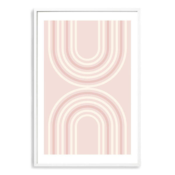 Blush Boho Rainbows-The Paper Tree-blush,boho,earthy,exclusive,floral,flower,neutral,original,peach,pink,portrait,premium art print,scandi,scandi floral,scandi flower,wall art,Wall_Art,Wall_Art_Prints