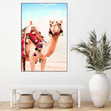 Boho Desert Camel-The Paper Tree-Art_Prints,Artwork,BOHEMIAN,BOHO,burnt orange,camel,COLOURFUL,desert,Designer,horizon,moroccan,morocco,orange,portrait,premium art print,SETS,TAN,VIBRANT,wall art,Wall_Art,Wall_Art_Prints