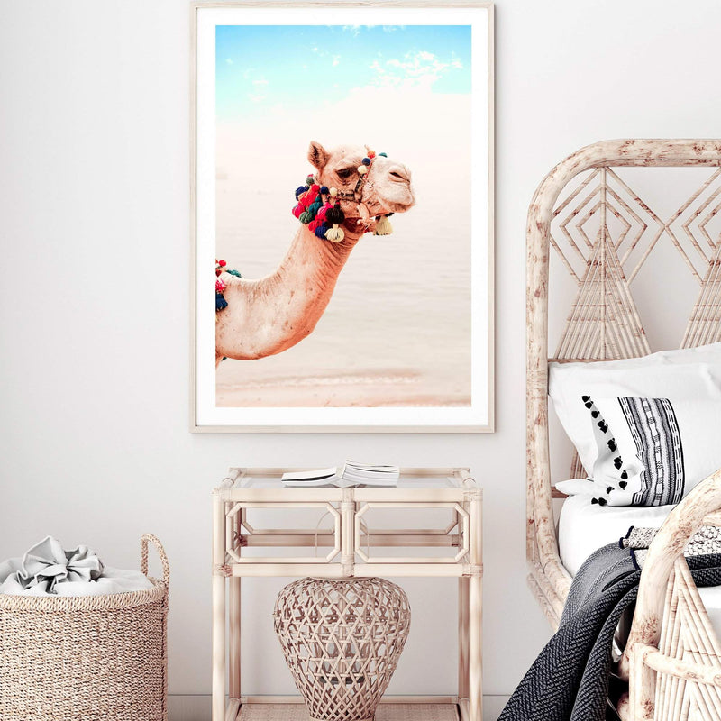 Boho Desert Camel II-The Paper Tree-Art_Prints,Artwork,bohemian,BOHO,burnt orange,camel,COLOURFUL,desert,Designer,horizon,moroccan,morocco,orange,portrait,premium art print,SET,TAN,VIBRANT,wall art,Wall_Art,Wall_Art_Prints