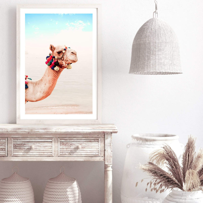 Boho Desert Camel II-The Paper Tree-Art_Prints,Artwork,bohemian,BOHO,burnt orange,camel,COLOURFUL,desert,Designer,horizon,moroccan,morocco,orange,portrait,premium art print,SET,TAN,VIBRANT,wall art,Wall_Art,Wall_Art_Prints