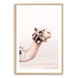 Camel In The Desert-The Paper Tree-Art_Prints,Artwork,boho,camel,desert,Designer,horizon,moroccan,morocco,neutral,pink,portrait,premium art print,wall art,Wall_Art,Wall_Art_Prints