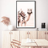 Desert Camel-The Paper Tree-Art_Prints,Artwork,boho,burnt orange,camel,desert,Designer,horizon,moroccan,morocco,neutral,pink,portrait,premium art print,wall art,Wall_Art,Wall_Art_Prints