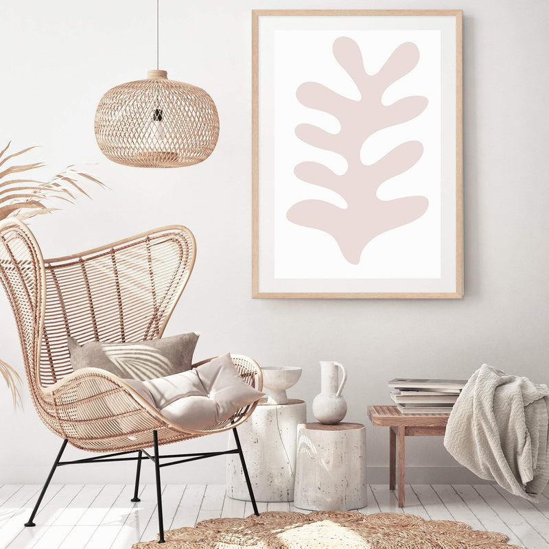 Neutral Beige Abstract Shape-The Paper Tree-abstract,beige,blush,boho,hamptons,henri matisse,Matisse,modern,neutral,nu bleu,organic shape,portrait,premium art print,shape,wall art,Wall_Art,Wall_Art_Prints