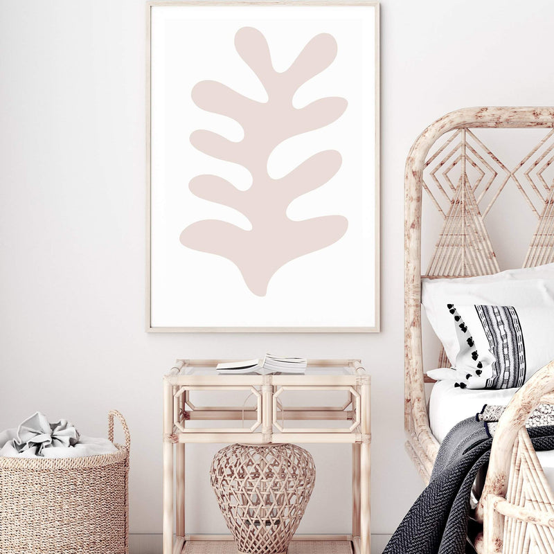 Neutral Beige Abstract Shape-The Paper Tree-abstract,beige,blush,boho,hamptons,henri matisse,Matisse,modern,neutral,nu bleu,organic shape,portrait,premium art print,shape,wall art,Wall_Art,Wall_Art_Prints