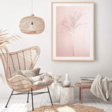 Blush Boho Palm Leaf-The Paper Tree-blush,bohemian,boho,dried,dried palm,earthy,neutral,original,palm frond,palm leaf,peach,pink,portrait,premium art print,scandi,wall art,Wall_Art,Wall_Art_Prints