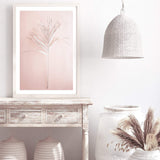 Blush Boho Palm Leaf-The Paper Tree-blush,bohemian,boho,dried,dried palm,earthy,neutral,original,palm frond,palm leaf,peach,pink,portrait,premium art print,scandi,wall art,Wall_Art,Wall_Art_Prints