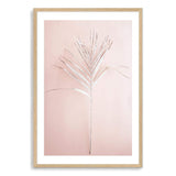 Blush Boho Palm Leaf-The Paper Tree-blush,bohemian,boho,dried,dried palm,earthy,neutral,original,palm frond,palm leaf,peach,pink,portrait,premium art print,scandi,wall art,Wall_Art,Wall_Art_Prints