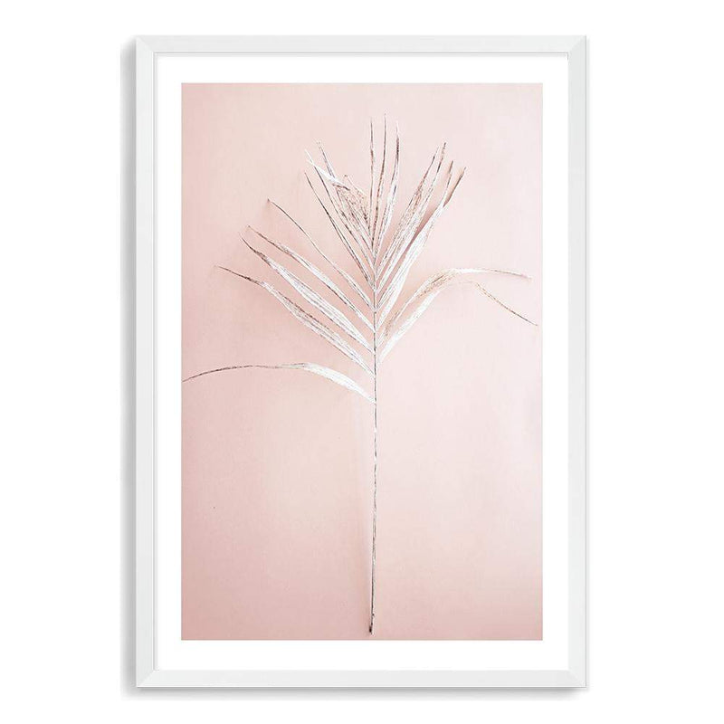 Blush Boho Palm Leaf-The Paper Tree-blush,bohemian,boho,dried,dried palm,earthy,neutral,original,palm frond,palm leaf,peach,pink,portrait,premium art print,scandi,wall art,Wall_Art,Wall_Art_Prints