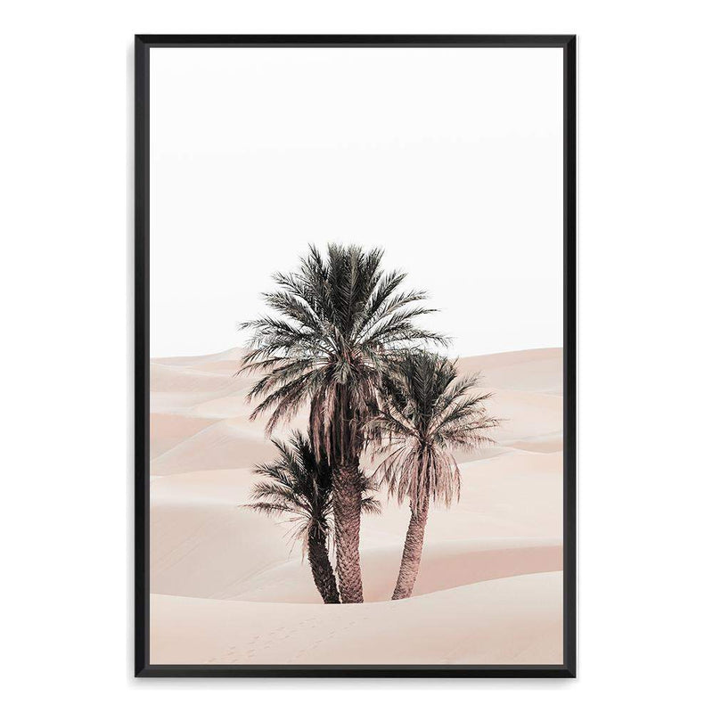 Desert Dunes-The Paper Tree-boho,botanical,desert,desert palm,desert tree,moroccan,moroccan desert,morocco,muted tone,nature,neutral,portrait,premium art print,sand,sand dunes,wall art,Wall_Art,Wall_Art_Prints