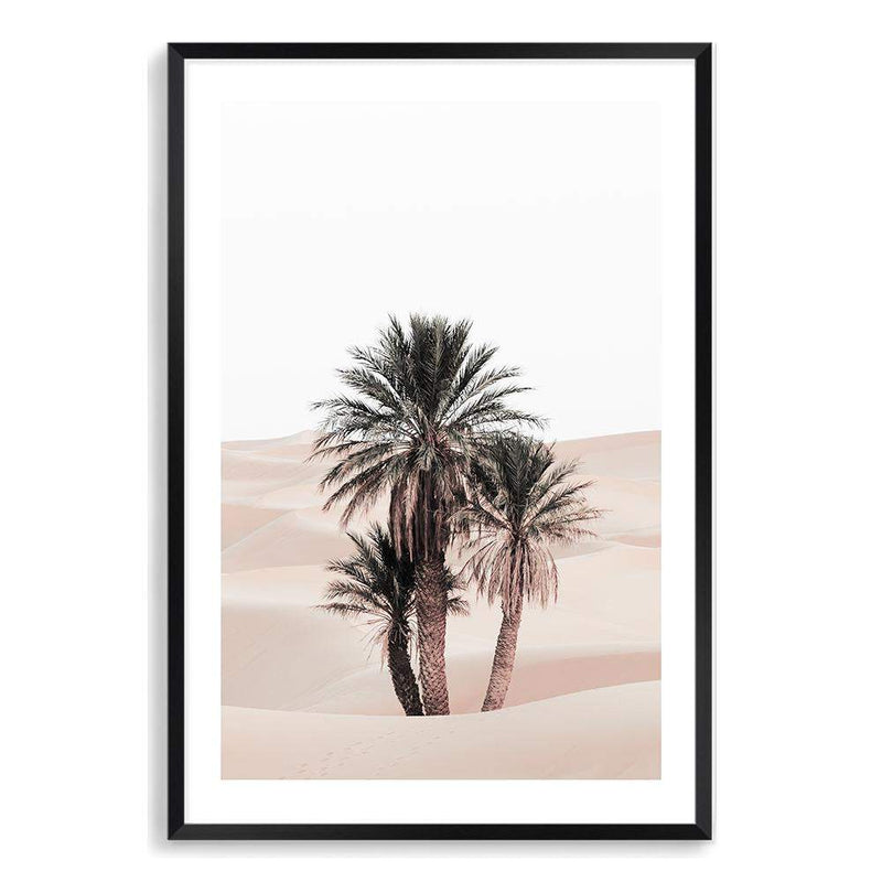 Desert Dunes-The Paper Tree-boho,botanical,desert,desert palm,desert tree,moroccan,moroccan desert,morocco,muted tone,nature,neutral,portrait,premium art print,sand,sand dunes,wall art,Wall_Art,Wall_Art_Prints