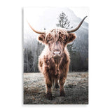 Humphry The Highland Cow-The Paper Tree-Artwork,bohemian,boho,highland bull,highland cattle,highland cow,nature,portrait,premium art print,TAN,wall art,Wall_Art,Wall_Art_Prints