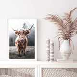 Humphry The Highland Cow-The Paper Tree-Artwork,bohemian,boho,highland bull,highland cattle,highland cow,nature,portrait,premium art print,TAN,wall art,Wall_Art,Wall_Art_Prints