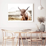 Hamish The Highland Cow-The Paper Tree-bull,cattle,cow,highland,highland bull,highland cattle,highland cow,landscape,nature,premium art print,TAN,wall art,Wall_Art,Wall_Art_Prints