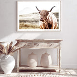 Hamish The Highland Cow-The Paper Tree-bull,cattle,cow,highland,highland bull,highland cattle,highland cow,landscape,nature,premium art print,TAN,wall art,Wall_Art,Wall_Art_Prints