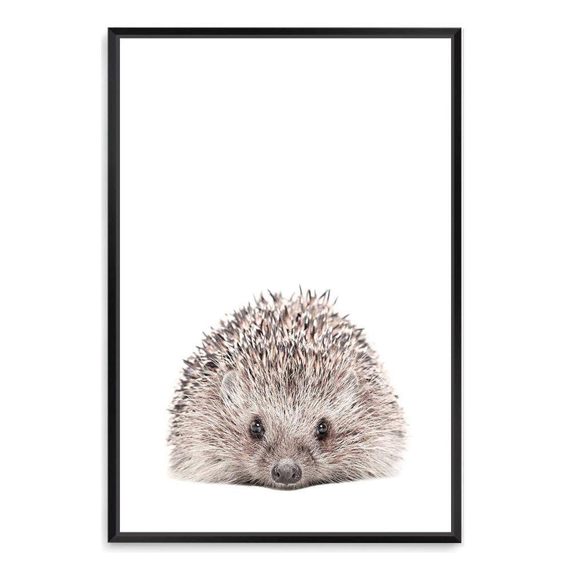 Baby Hedgehog-The Paper Tree-animal,Artwork,baby,cute,hedgehog,kids room,kids wall art,neutral,nursery,nursery decor,portrait,premium art print,wall art,Wall_Art,Wall_Art_Prints