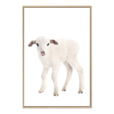 Baby Lamb-The Paper Tree-animal,Artwork,baby,cute,kids room,kids wall art,lamb,neutral,nursery,nursery decor,portrait,premium art print,wall art,Wall_Art,Wall_Art_Prints,white