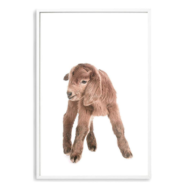 Baby Goat-The Paper Tree-animal,Artwork,baby,cute,goat,kids room,kids wall art,neutral,nursery,nursery decor,portrait,premium art print,wall art,Wall_Art,Wall_Art_Prints