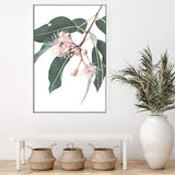 Native Gum Eucalyptus Flower-The Paper Tree-australia,australian,australian native,australiana,floral,flower,flowers,green,gum leaves,gum tree,hamptons,muted tone,native flowers,peach,pink,pink flower,Portrait,premium art print,protea,wall art,Wall_Art,Wall_Art_Prints,waratah,wild flowers