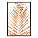 Golden Palm Leaf-The Paper Tree-bohemian,boho,dried,dried palm,gold,golden,neutral,original,palm frond,palm leaf,portrait,premium art print,scandi,wall art,Wall_Art,Wall_Art_Prints