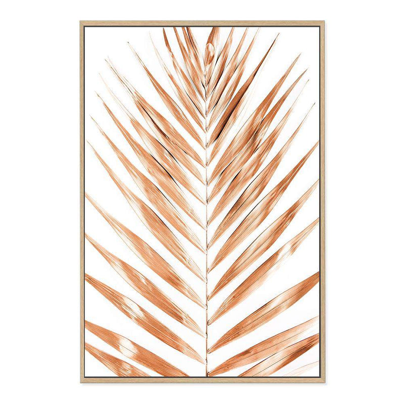 Golden Palm Leaf-The Paper Tree-bohemian,boho,dried,dried palm,gold,golden,neutral,original,palm frond,palm leaf,portrait,premium art print,scandi,wall art,Wall_Art,Wall_Art_Prints