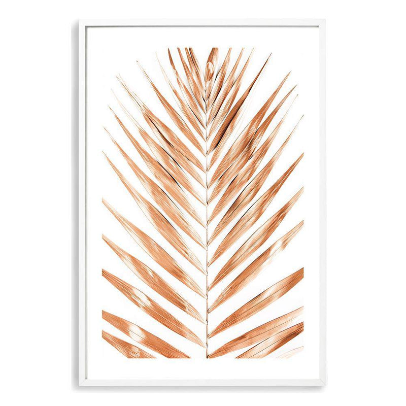 Golden Palm Leaf-The Paper Tree-bohemian,boho,dried,dried palm,gold,golden,neutral,original,palm frond,palm leaf,portrait,premium art print,scandi,wall art,Wall_Art,Wall_Art_Prints