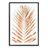 Golden Palm Leaf-The Paper Tree-bohemian,boho,dried,dried palm,gold,golden,neutral,original,palm frond,palm leaf,portrait,premium art print,scandi,wall art,Wall_Art,Wall_Art_Prints