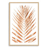 Golden Palm Leaf-The Paper Tree-bohemian,boho,dried,dried palm,gold,golden,neutral,original,palm frond,palm leaf,portrait,premium art print,scandi,wall art,Wall_Art,Wall_Art_Prints